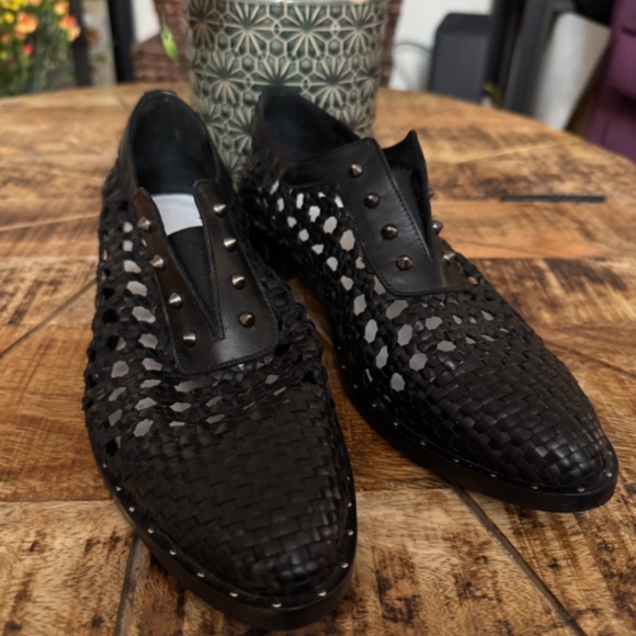 Freda Salvador Wish Studded Oxfords Size 7.5 - Picture 2 of 7